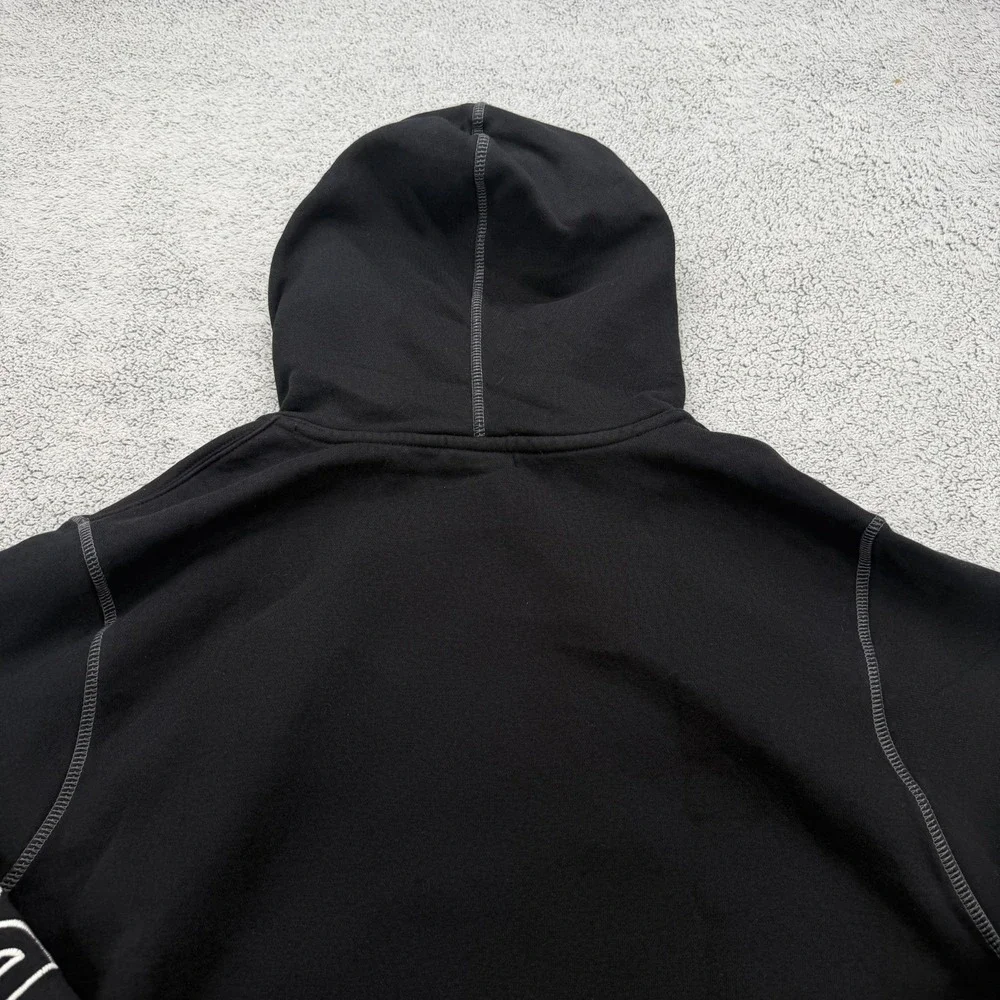 Nike Sportswear Hoodie Mens Large Black Just Do It Pullover Sweatshirt DD6218